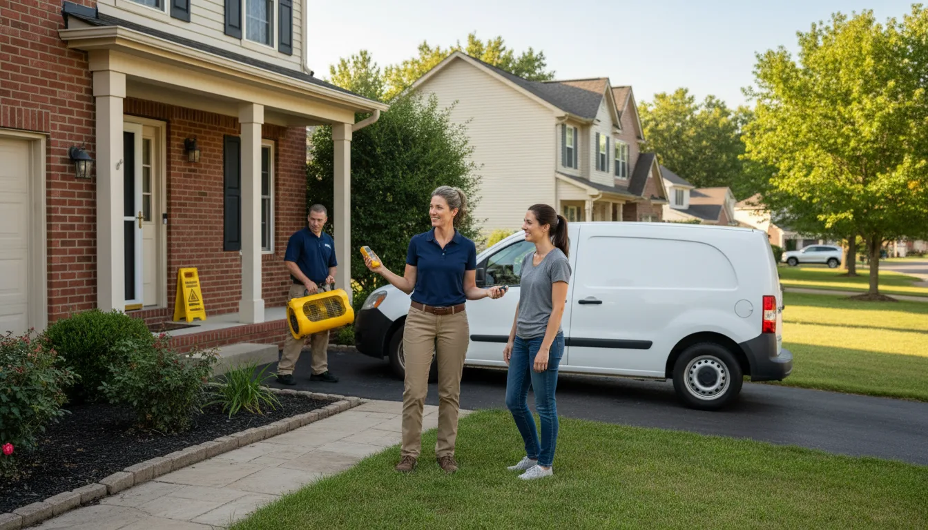 Water restoration image for Dehumidification And Cleanup Services in Manson, IA